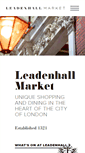 Mobile Screenshot of leadenhallmarket.co.uk